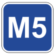 Дорожный знак 6.14.1 «Номер маршрута» (квадратный) (металл 0,8 мм, II типоразмер: сторона 350 мм, С/О пленка: тип А инженерная)